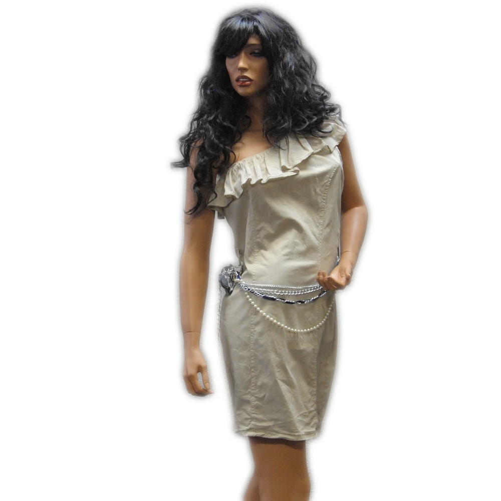 NEW Everis Made in Italy Cream Cotton dress